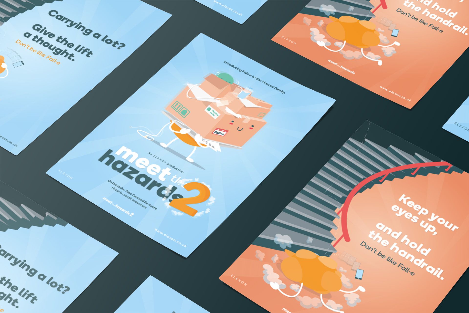 Different posts for Elexon campaign Meet the Hazards 2