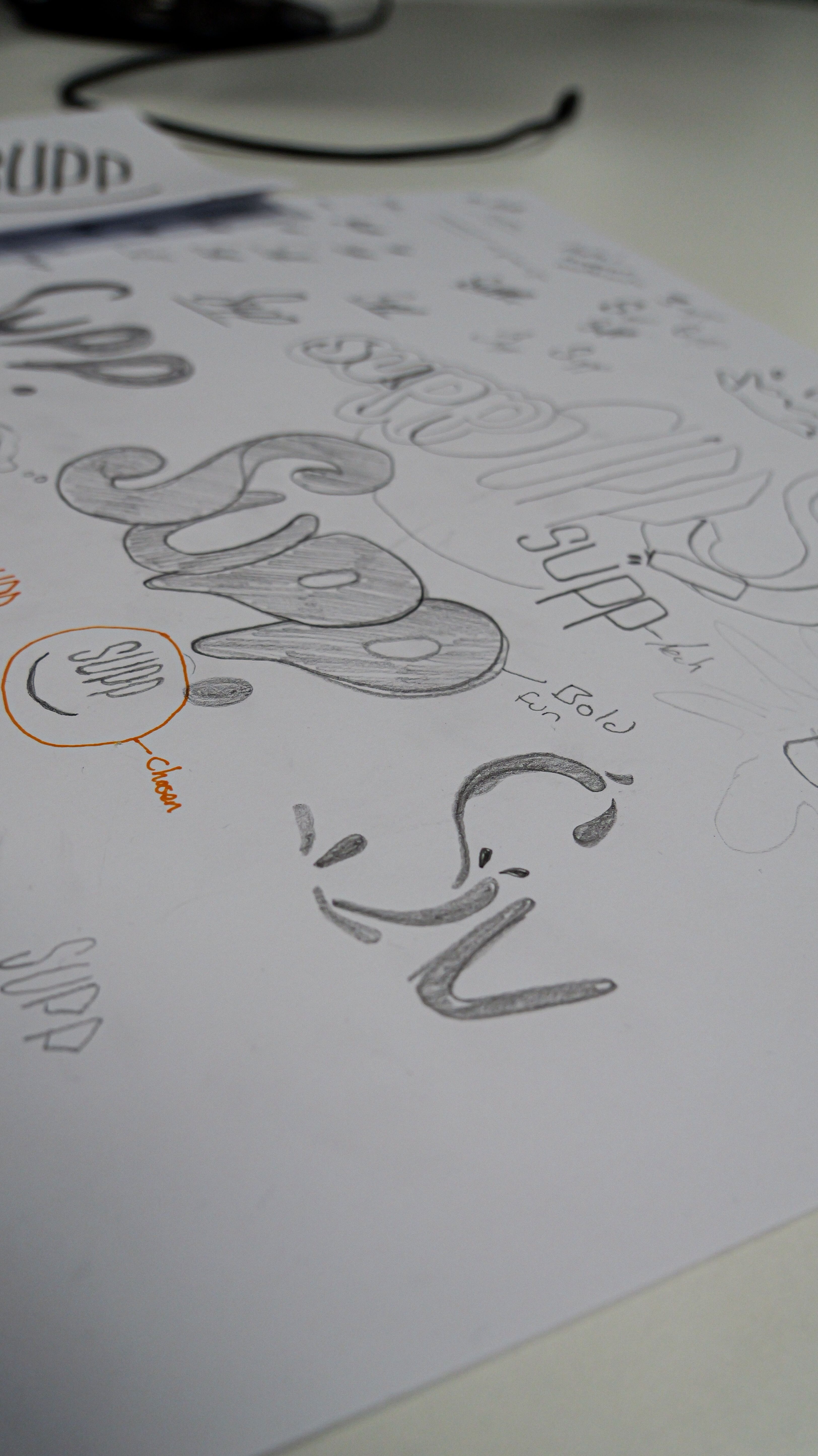 Supp logo concept sketches