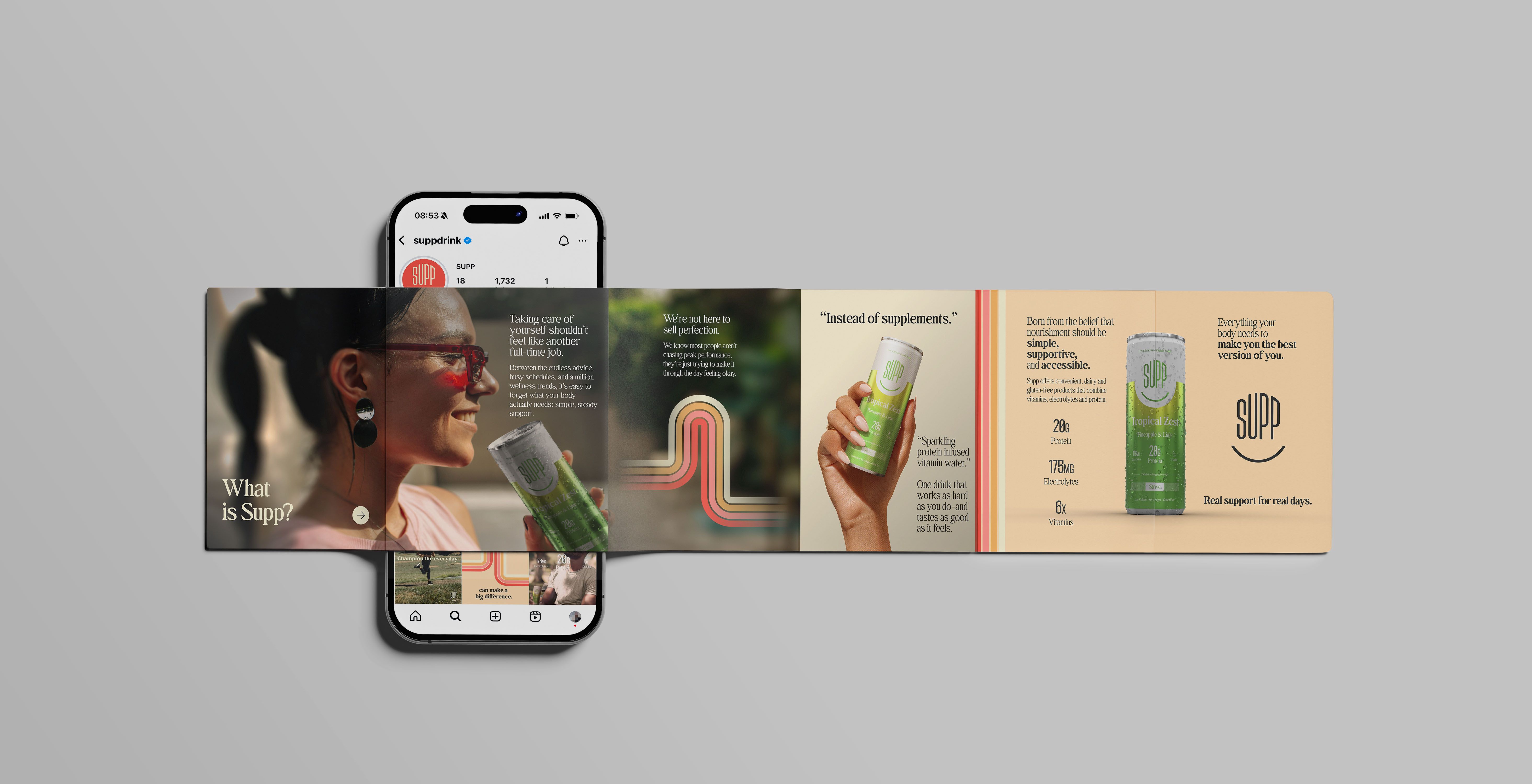 Supp instagram carousel mockup